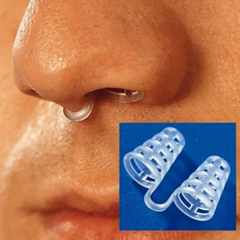 2PCS Anti-Snoring Nose Clips – Nasal Dilator Sleep Aid & Congestion Relief