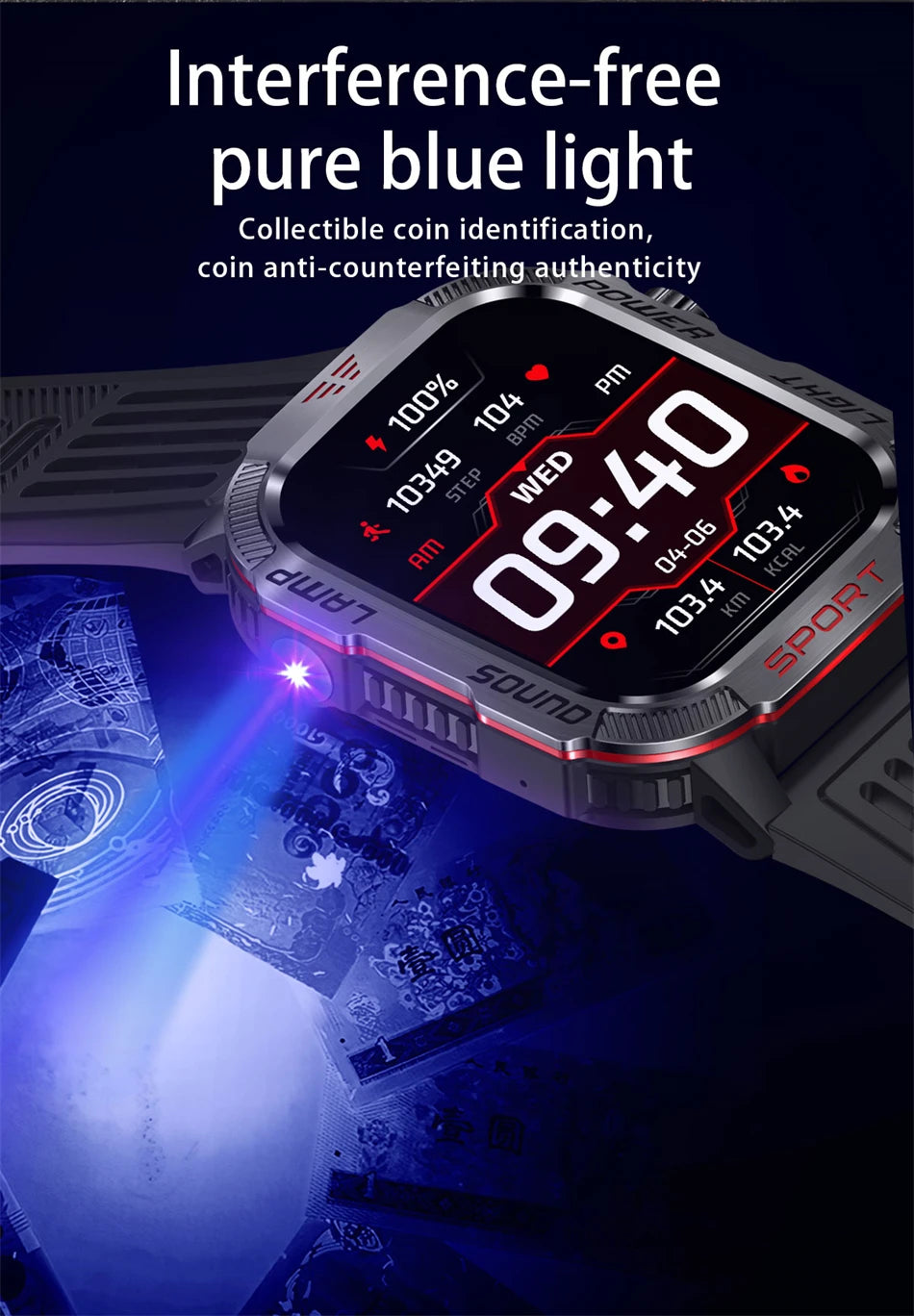 Military GPS Smart Watch – Outdoor Sports Tracker