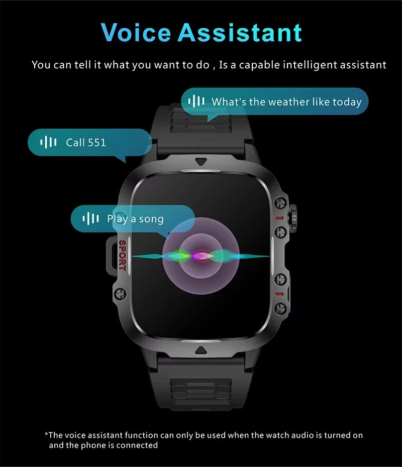 LAXASFIT 2.01" HD Smart Watch