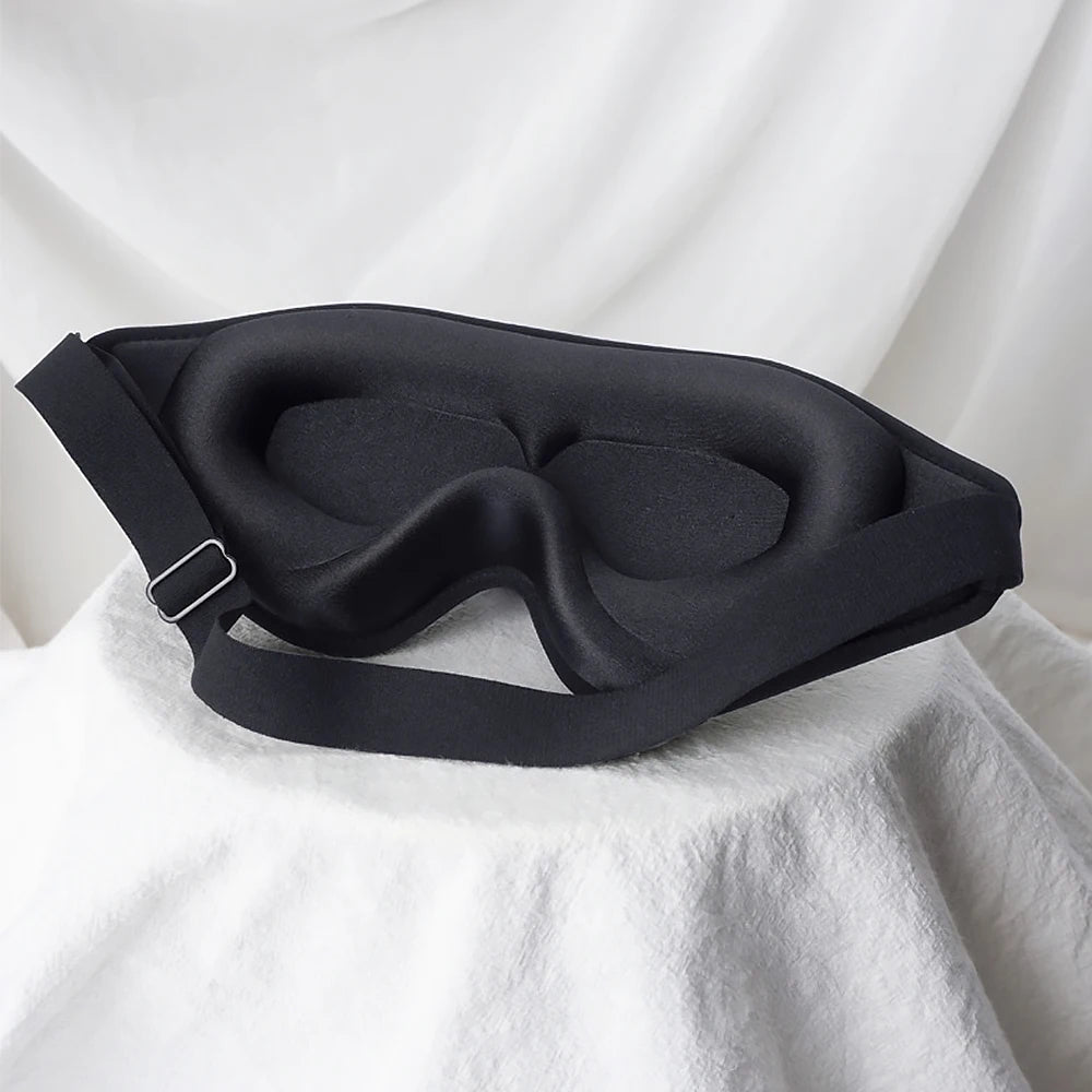 3D Memory Foam Sleep Mask – Light-Blocking Eye Cover